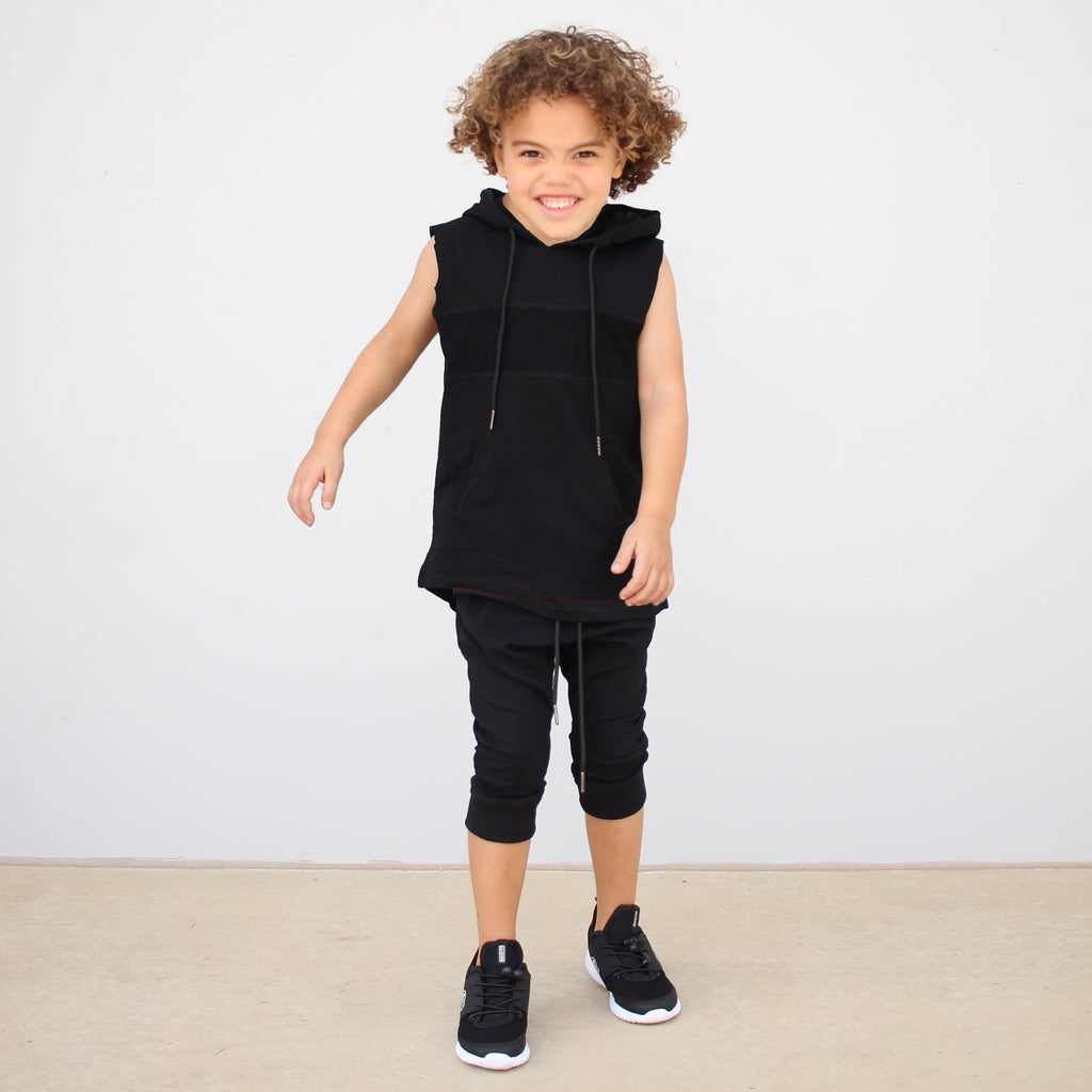 Childrens hot sale sleeveless hoodies