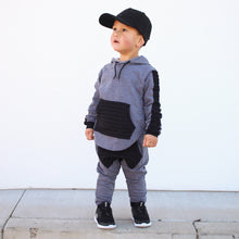 Charcoal Contrast Trackies